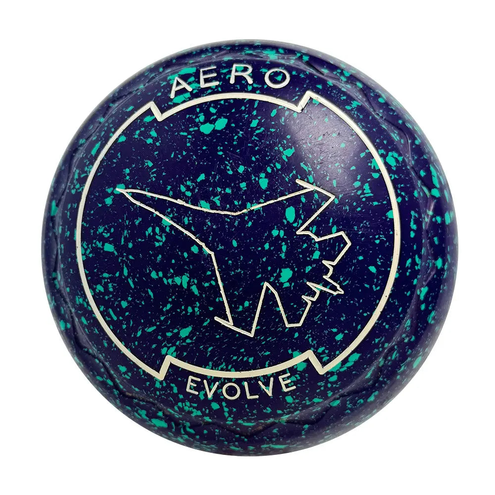 Aero (Pre-Owned) Evolve Lawn Bowls 3.5 Heavy Z-Scoop Blueberry - 227248 - Bowls City