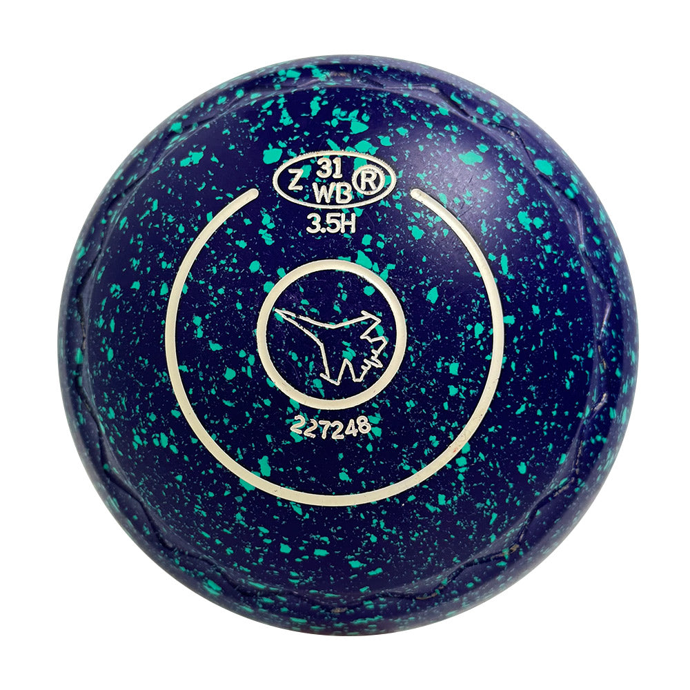 Aero (Pre-Owned) Evolve Lawn Bowls 3.5 Heavy Z-Scoop Blueberry - 227248