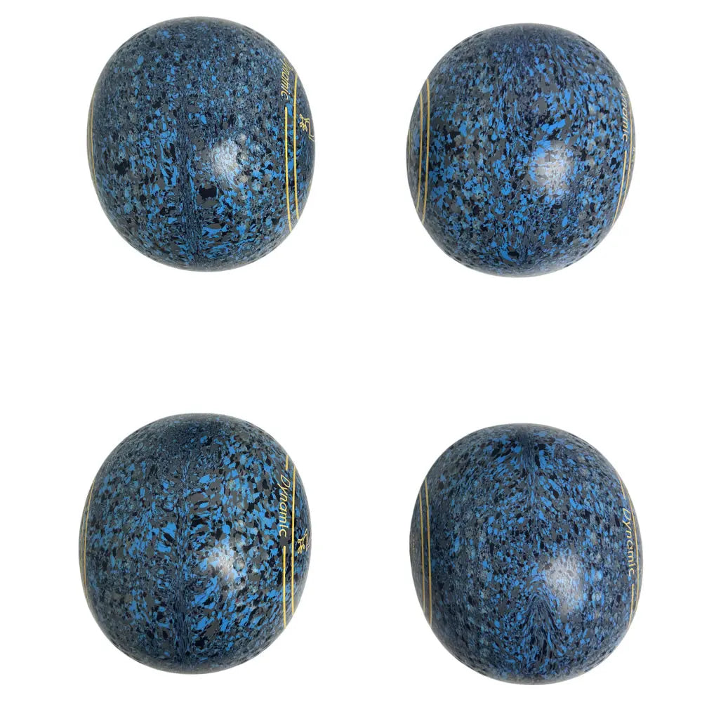 Aero (Pre-Owned) Dynamic Lawn Bowls 2.5 Heavy Dimple Blue/Grey Speckle - 229012 Aero Bowls