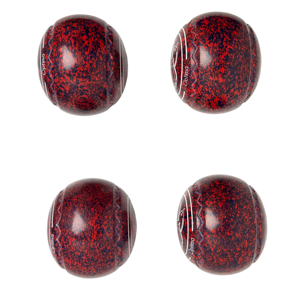 Aero (Pre-Owned) Optima Lawn Bowls 0 Heavy Z-Scoop Maroon/Navy -232495