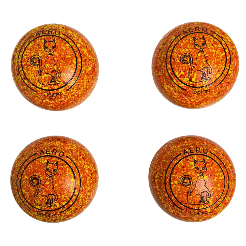 Aero (Pre-Owned) Optima Lawn Bowls 1 Heavy Z-Scoop Sunrise - 233314 - Bowls City