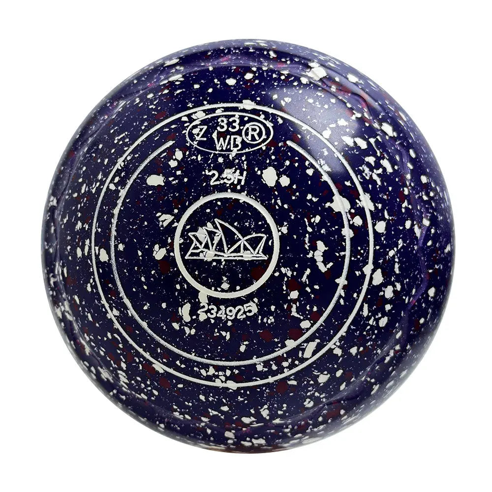 Aero (Pre-Owned) Optima Lawn Bowls 2.5 Heavy Z-Scoop Purple Haze - 234925 - Bowls City