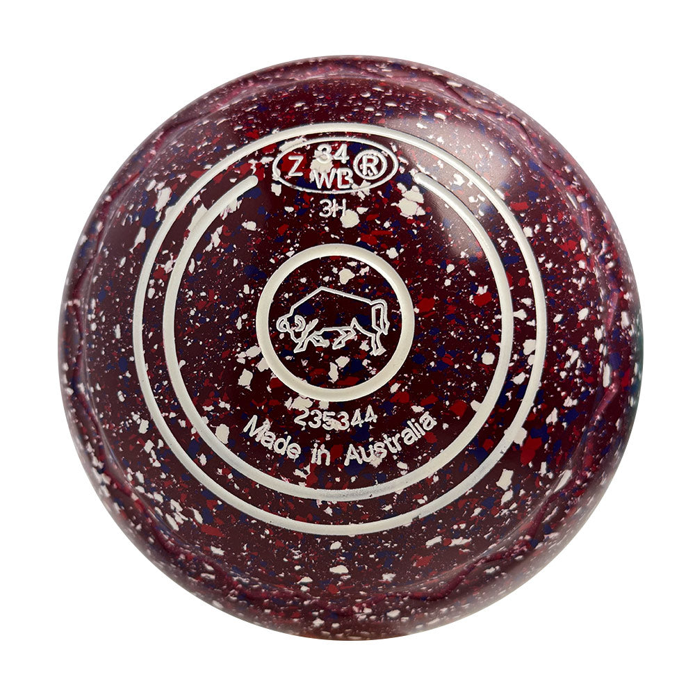 Aero Dynamic Lawn Bowls 3 Heavy Z-Scoop Lava - 235344