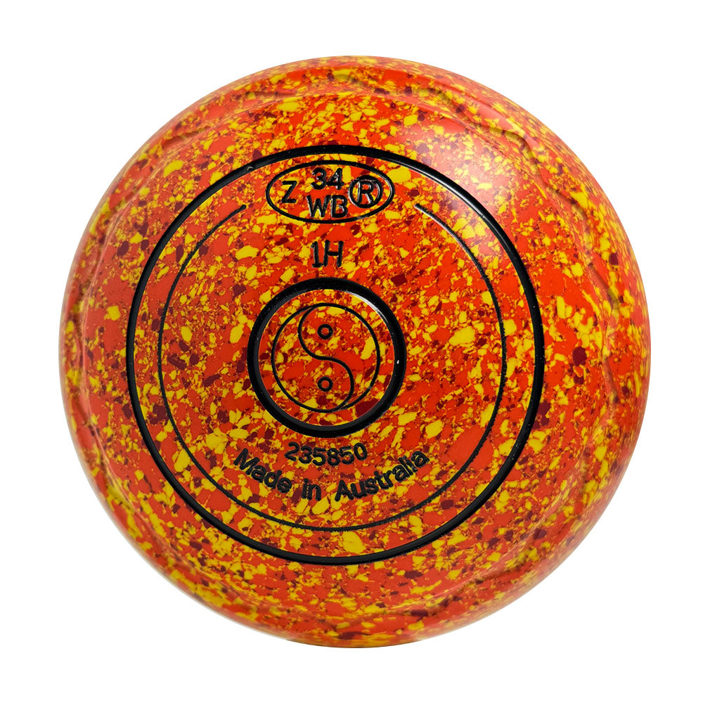 Aero Optima Lawn Bowls 1 Heavy Z-Scoop Sunrise - 235850