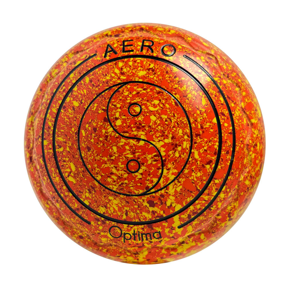 Aero Optima Lawn Bowls 1 Heavy Z-Scoop Sunrise - 235850