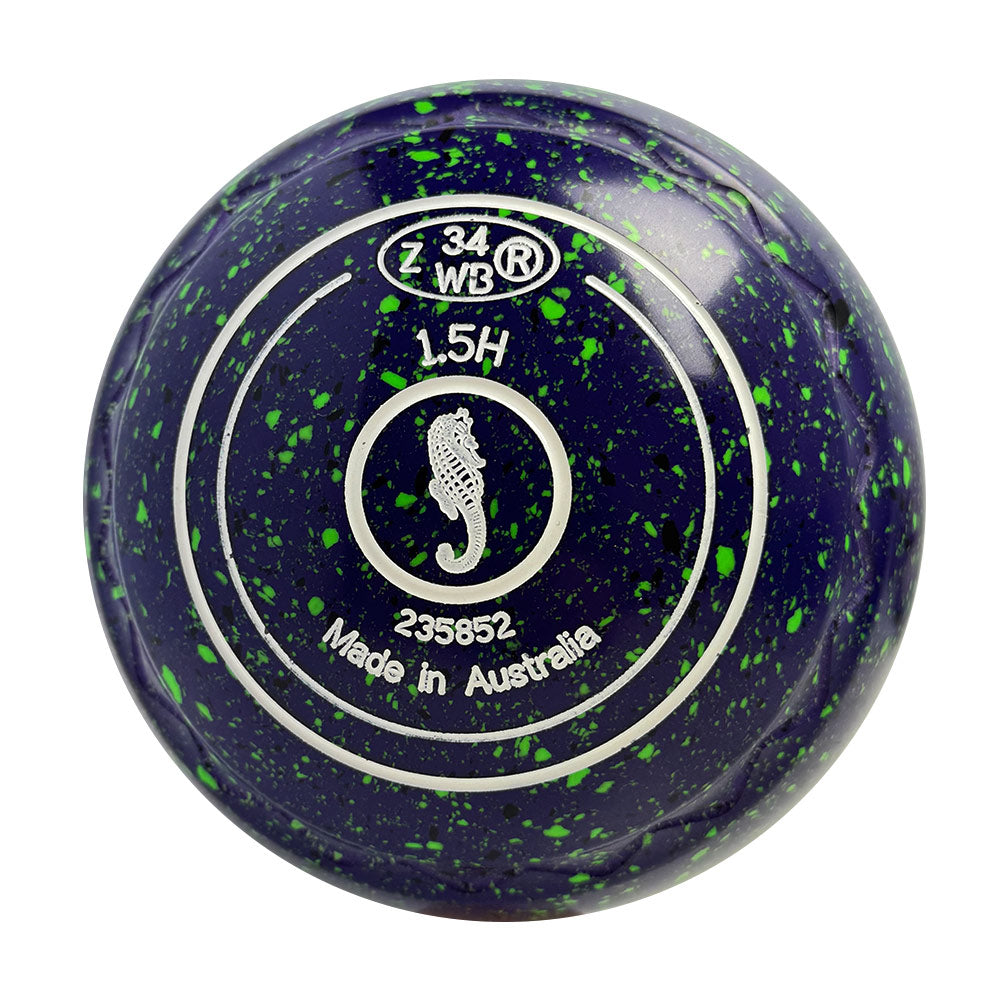 Aero Optima Lawn Bowls 1.5 Heavy Z-Scoop Blueberry - 235852