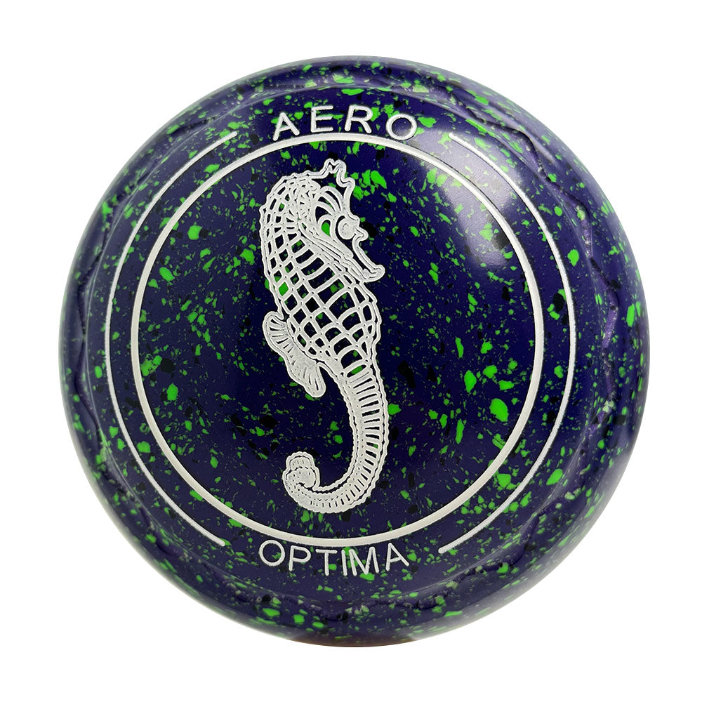 Aero Optima Lawn Bowls 1.5 Heavy Z-Scoop Blueberry - 235852