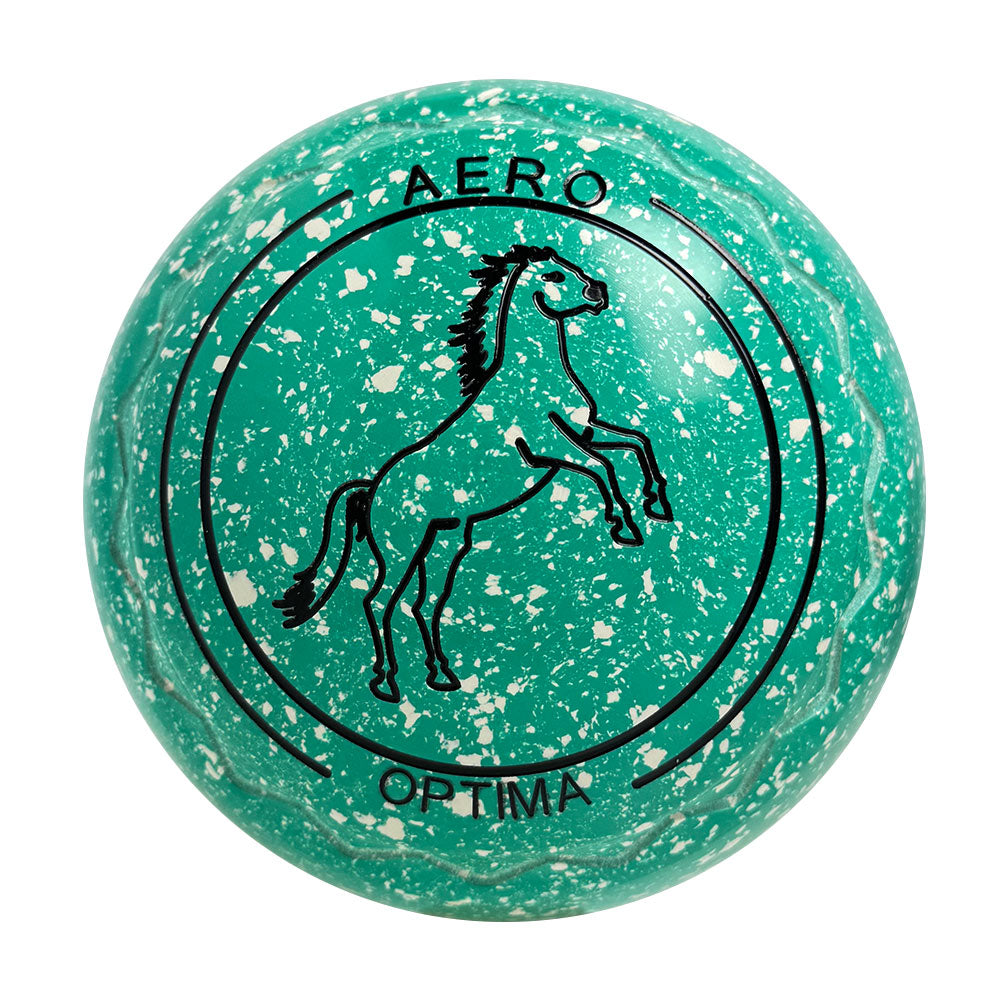 Aero Optima Lawn Bowls 2 Heavy Z-Scoop Tiffany - 236578