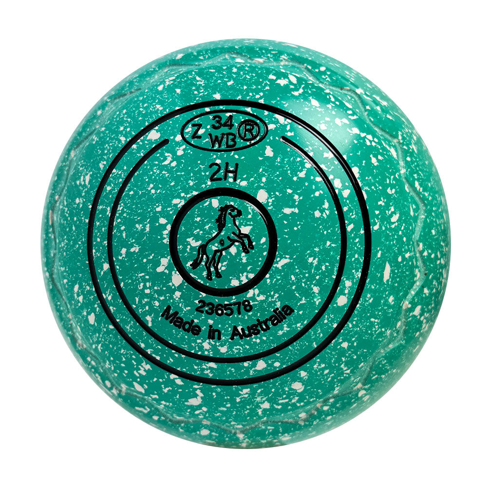 Aero Optima Lawn Bowls 2 Heavy Z-Scoop Tiffany - 236578