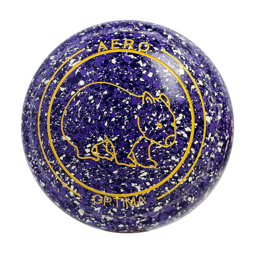 Aero Optima Lawn Bowls 1.5 Heavy Z-Scoop Rain - 236626