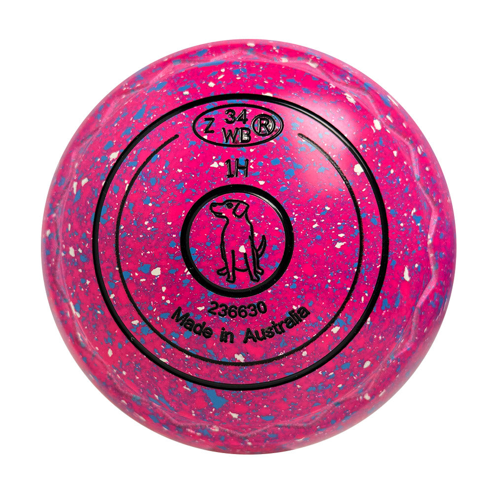 Aero Optima Lawn Bowls 1 Heavy Z-Scoop Raspberry - 236630