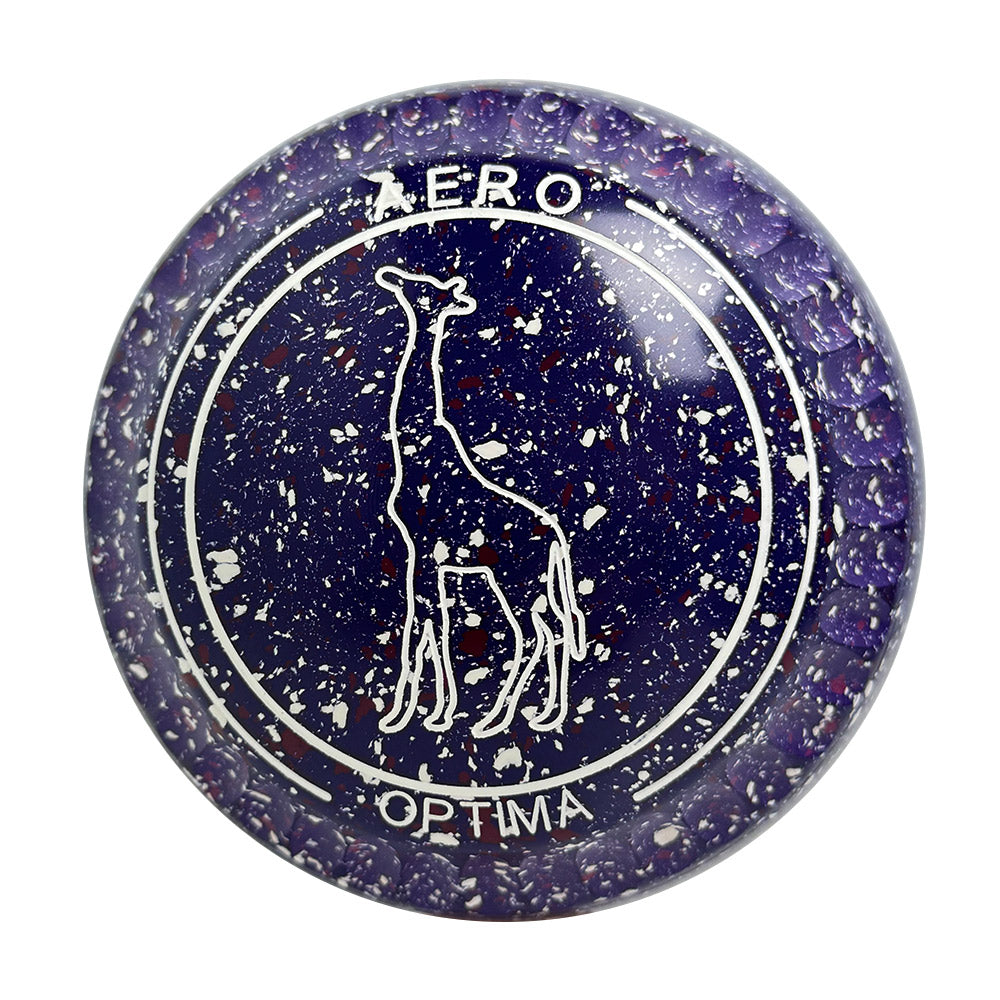 Aero Optima Lawn Bowls 1.5 Heavy Enhance Grip Purple Haze - 236832