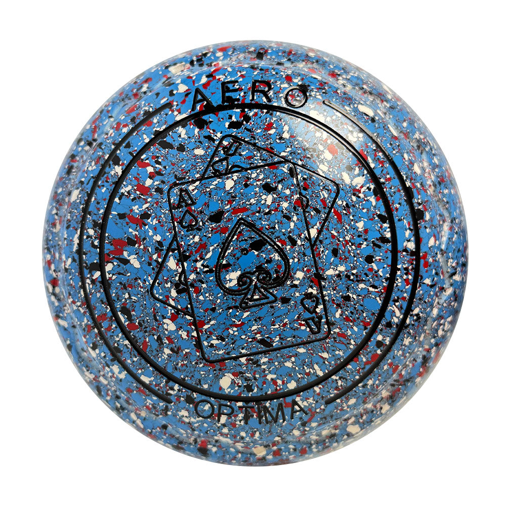 Aero Optima Lawn Bowls 3 Heavy Z-Scoop Cornflower - 237578