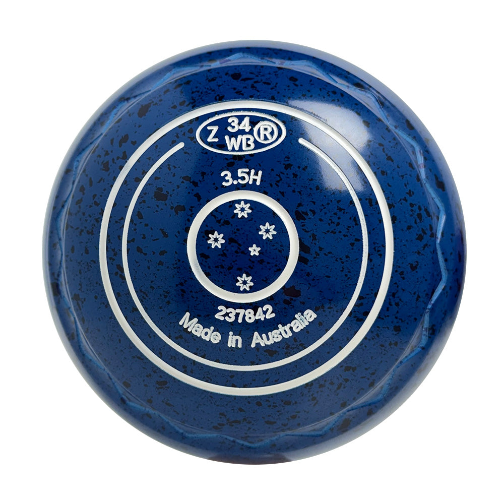 Aero Optima Lawn Bowls 3.5 Heavy Z-Scoop Ocean - 237842