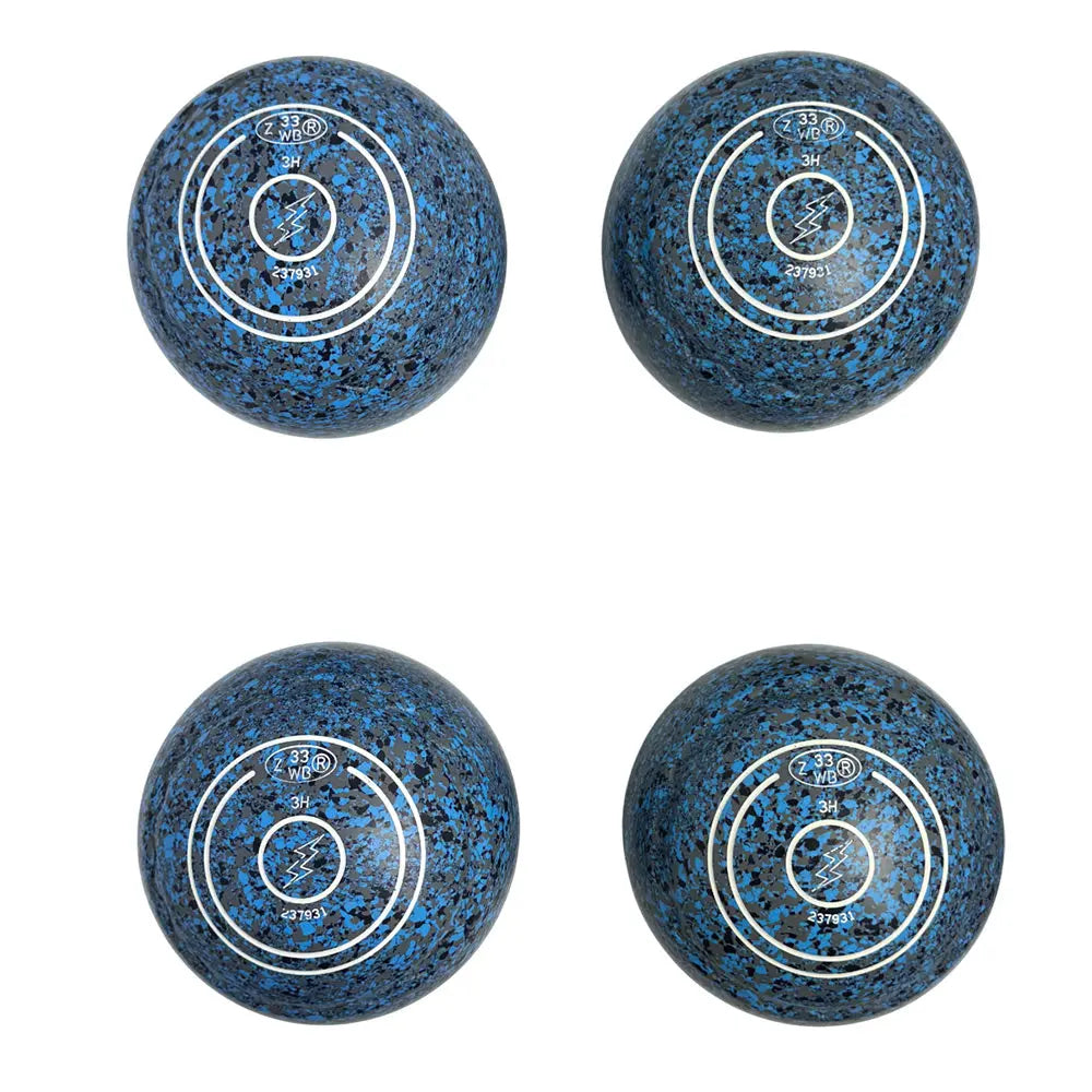 Aero Optima (Pre-Owned) Lawn Bowls 3 Heavy Z-Scoop Blue/Grey - 237931 - Bowls City