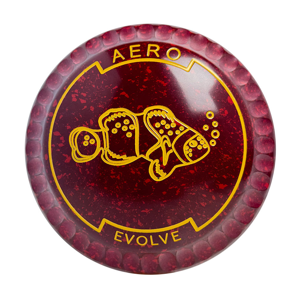 Aero Evolve Lawn Bowls 3 Enhance Grip Maroon Red - 238760