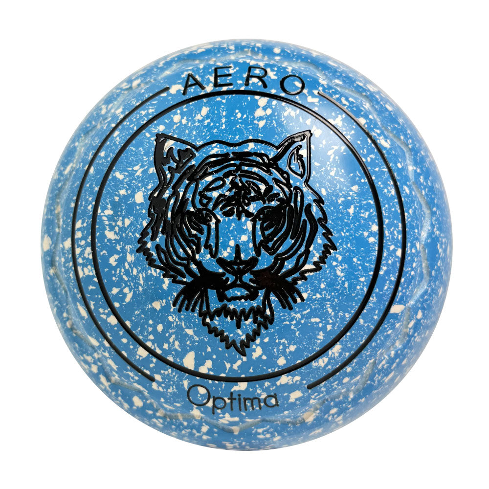Aero Optima Lawn Bowls 0 Heavy Z-Scoop Azure - 238770 Aero Bowls