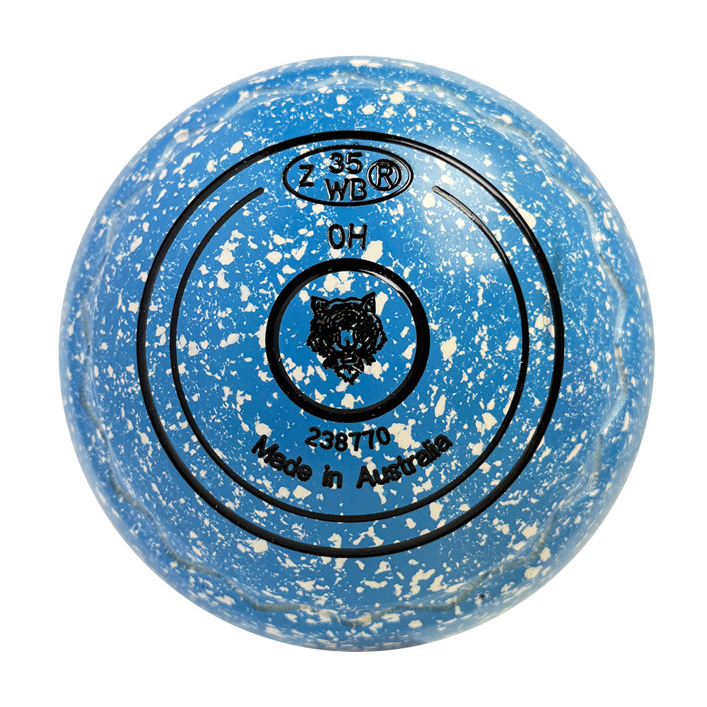 Aero Optima Lawn Bowls 0 Heavy Z-Scoop Azure - 238770
