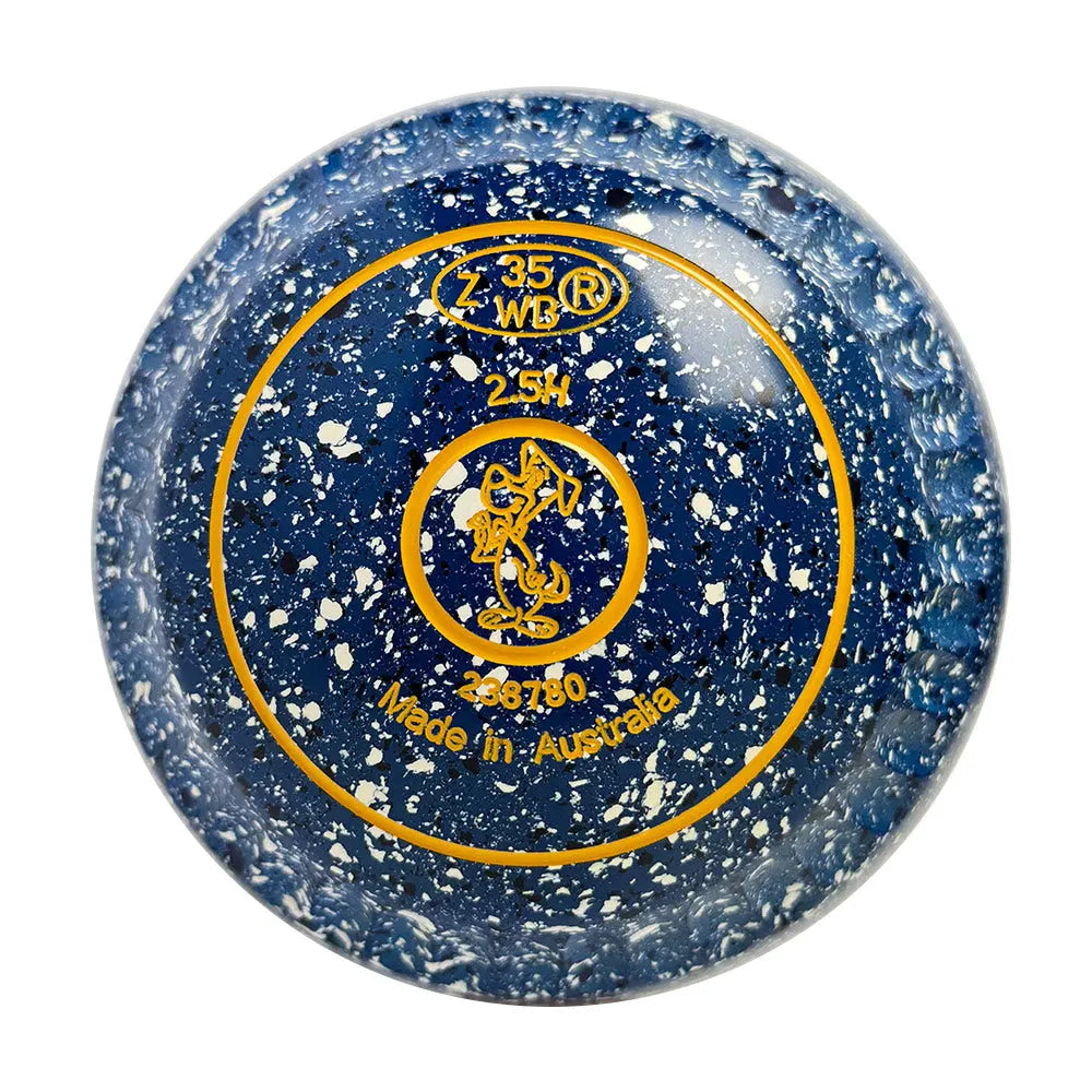 Aero Optima Lawn Bowls 2.5 Heavy Enhance Grip Storm - 238780 Aero Bowls