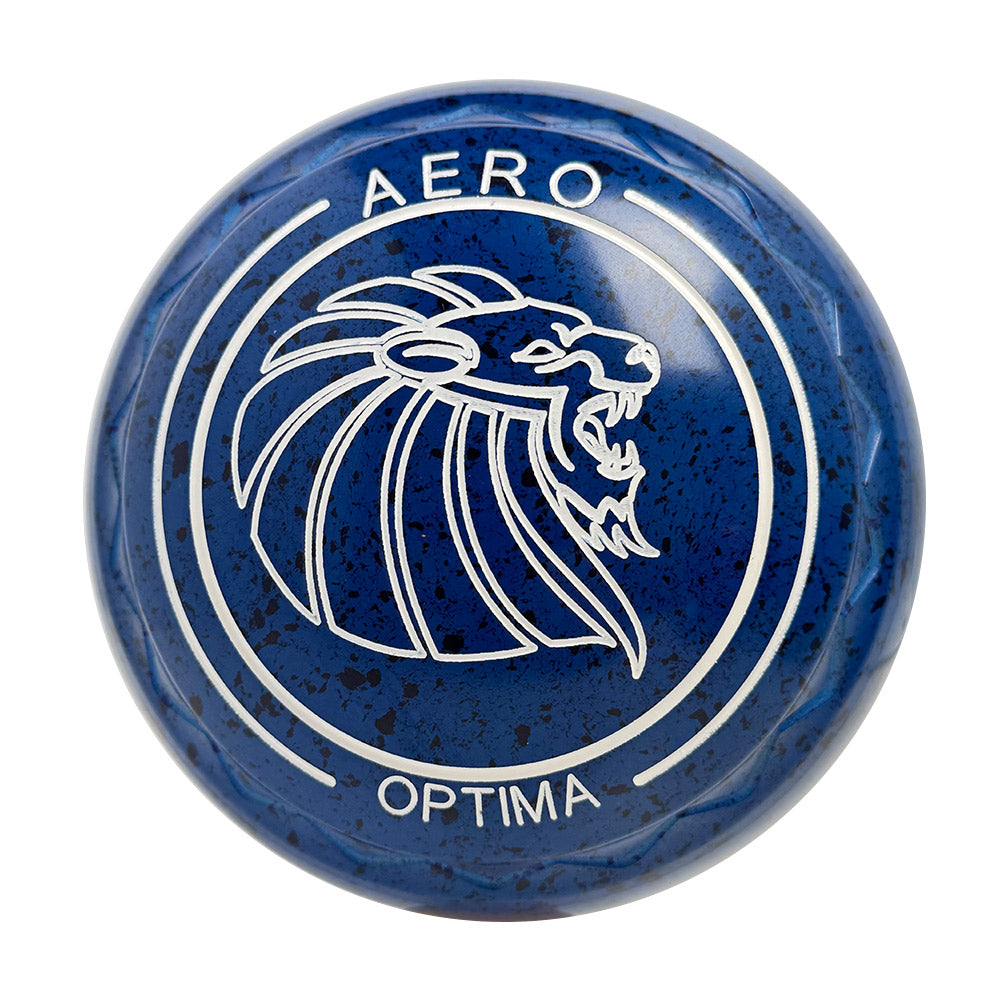 Aero Optima Lawn Bowls 3.5 Heavy Z-Scoop Ocean - 238790 Aero Bowls