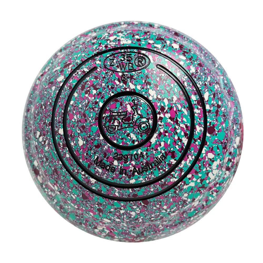 Aero Dynamic Lawn Bowls 3 Heavy Z-Scoop Confetti -  239704 Aero Bowls