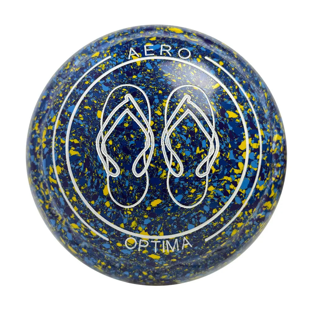Aero Optima Lawn Bowls 2 Heavy Z-Scoop Macaw - 239732 Aero Bowls