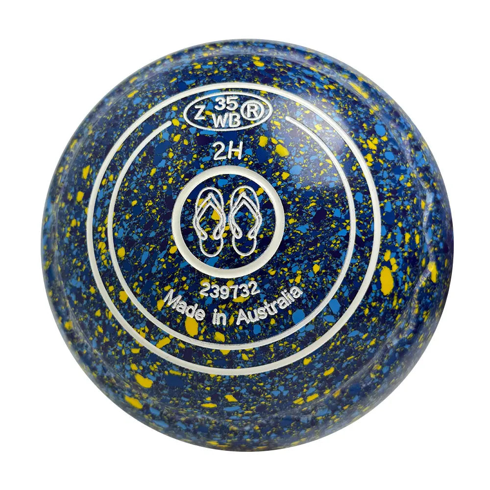 Aero Optima Lawn Bowls 2 Heavy Z-Scoop Macaw - 239732 Aero Bowls