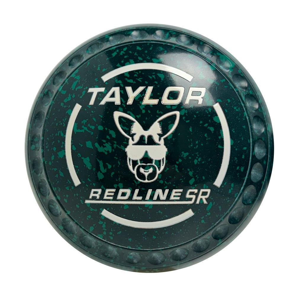 Taylor SR Lawn Bowls Size 3 Heavy Gripped Dark Green/Geen - HAE2403A
