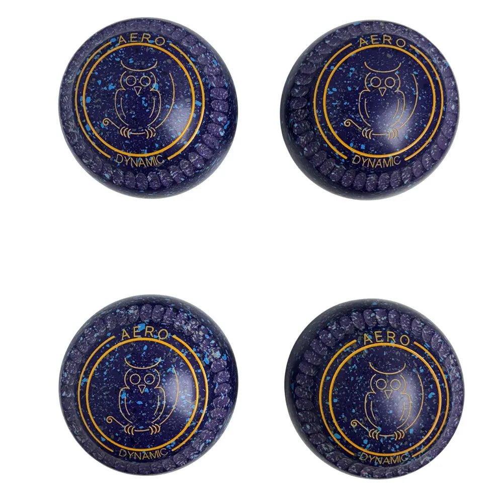 Aero (Pre-Owned) Dynamic Lawn Bowls 4 Heavy Enhance Grip Purple Rain - 241793 - Bowls City