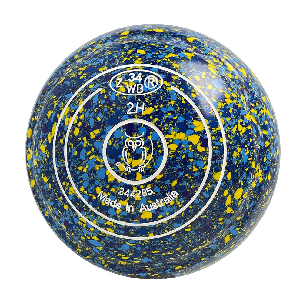 Aero Optima Lawn Bowls 2 Heavy Z-Scoop Macaw - 244285