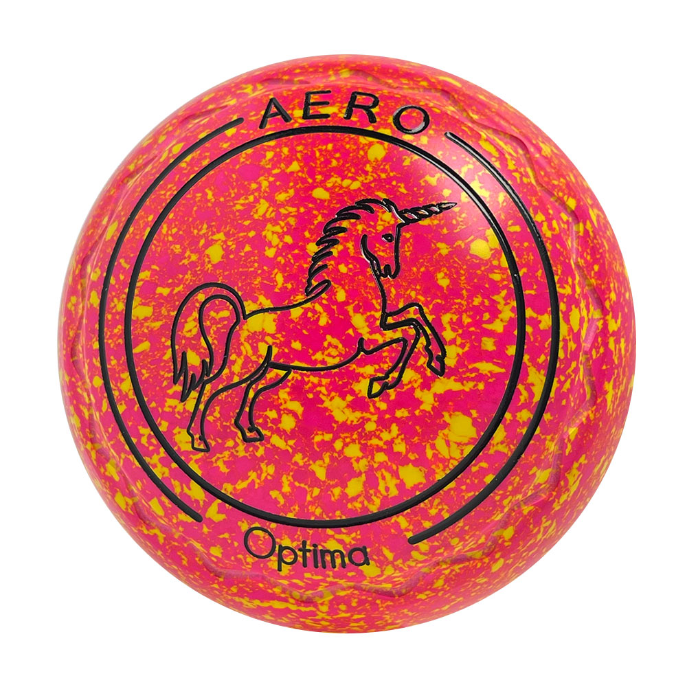 Aero Optima Lawn Bowls 0.5 Heavy Z-Scoop Tequila Sunrise - 244289
