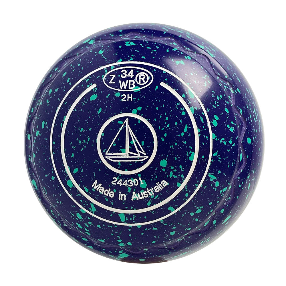 Aero Dynamic Lawn Bowls 2 Heavy Z-Scoop Grape - 244301