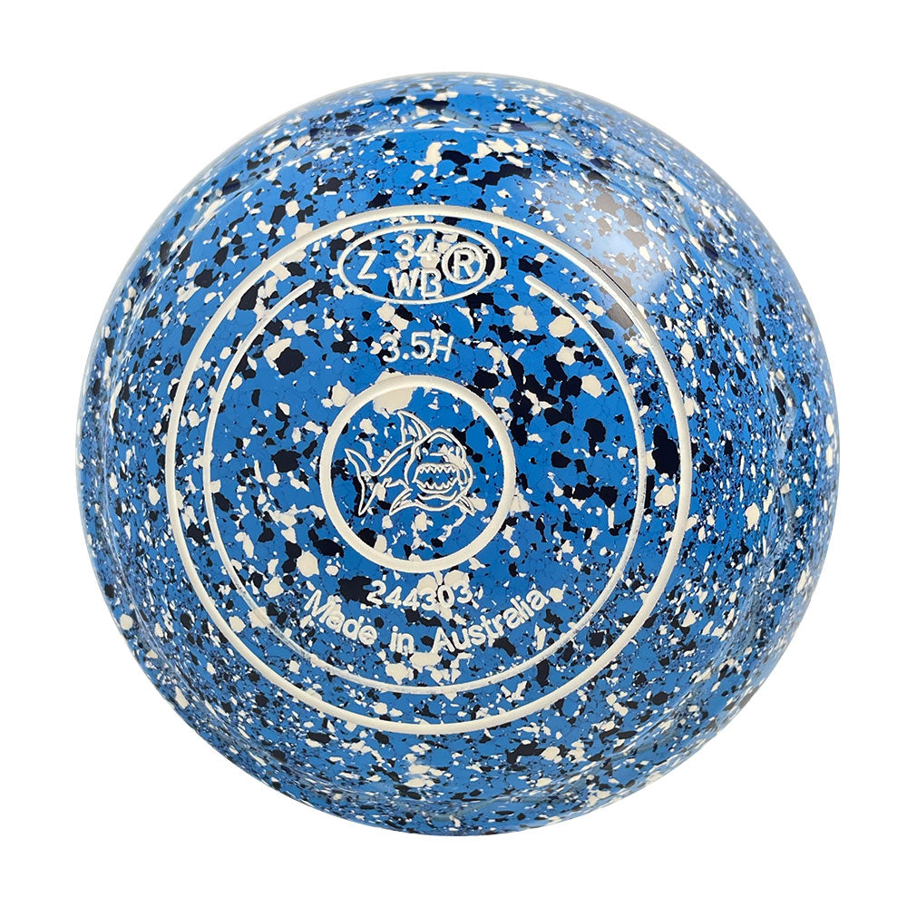 Aero Optima Lawn Bowls 3.5 Heavy Z-Scoop Sharks- 244303