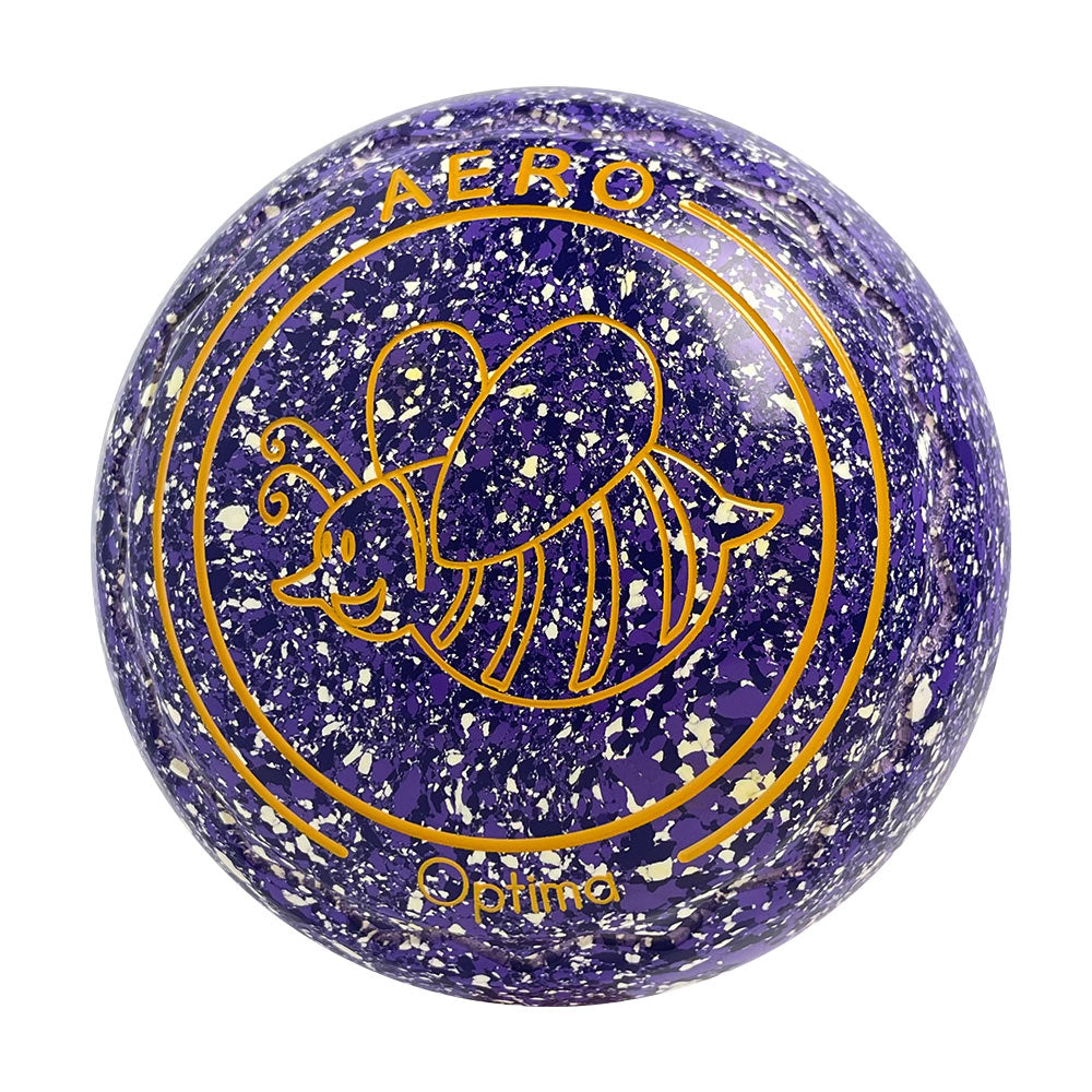 Aero (Pre-owned) Optima Lawn Bowls 1 Heavy Z-Scoop Rain - 244313