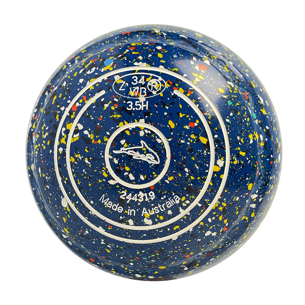 Aero Dynamic Lawn Bowls 3.5 Heavy Z-Scoop Sapphire - 244319
