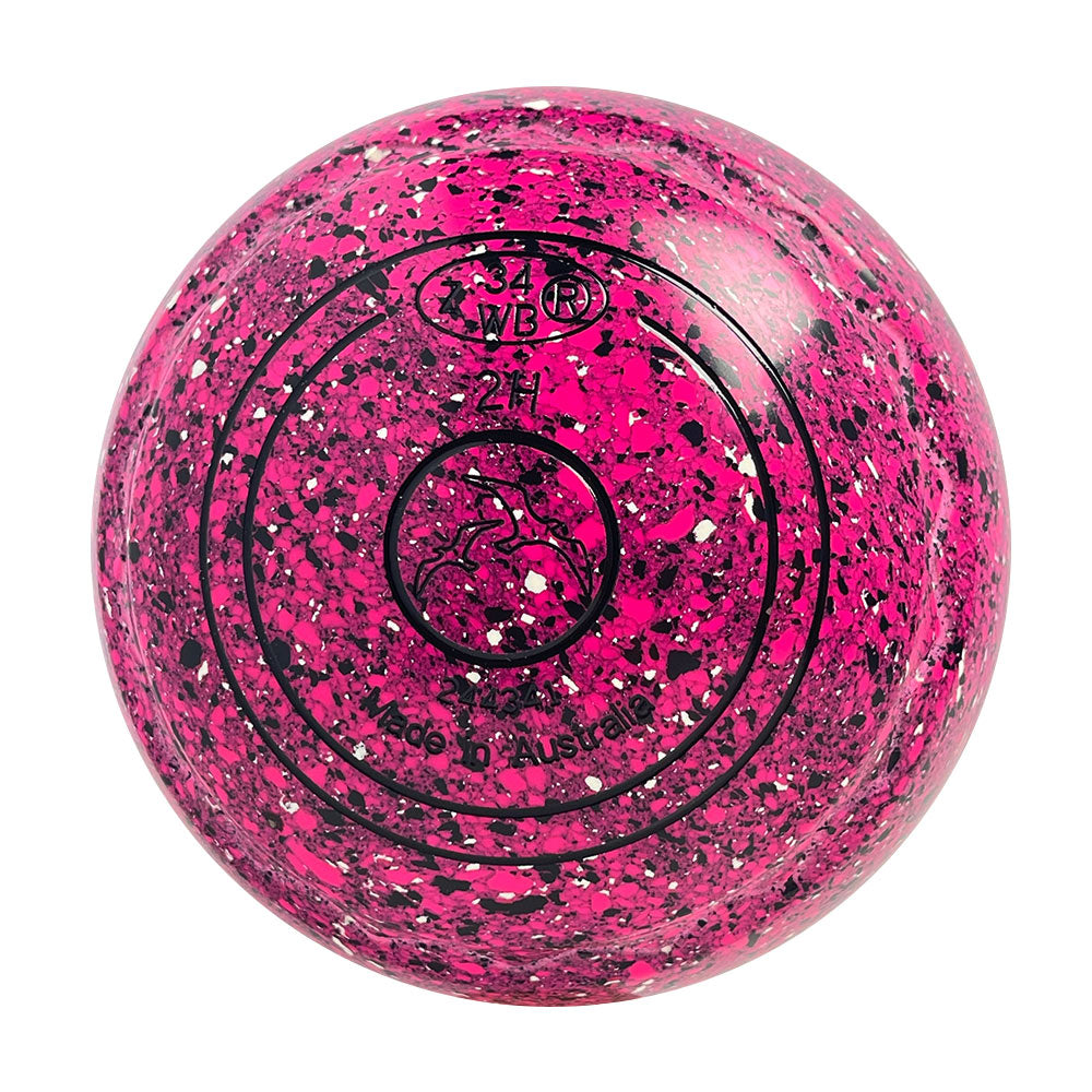 Aero Optima Lawn Bowls 2 Heavy Z-Scoop Fuschia - 244341