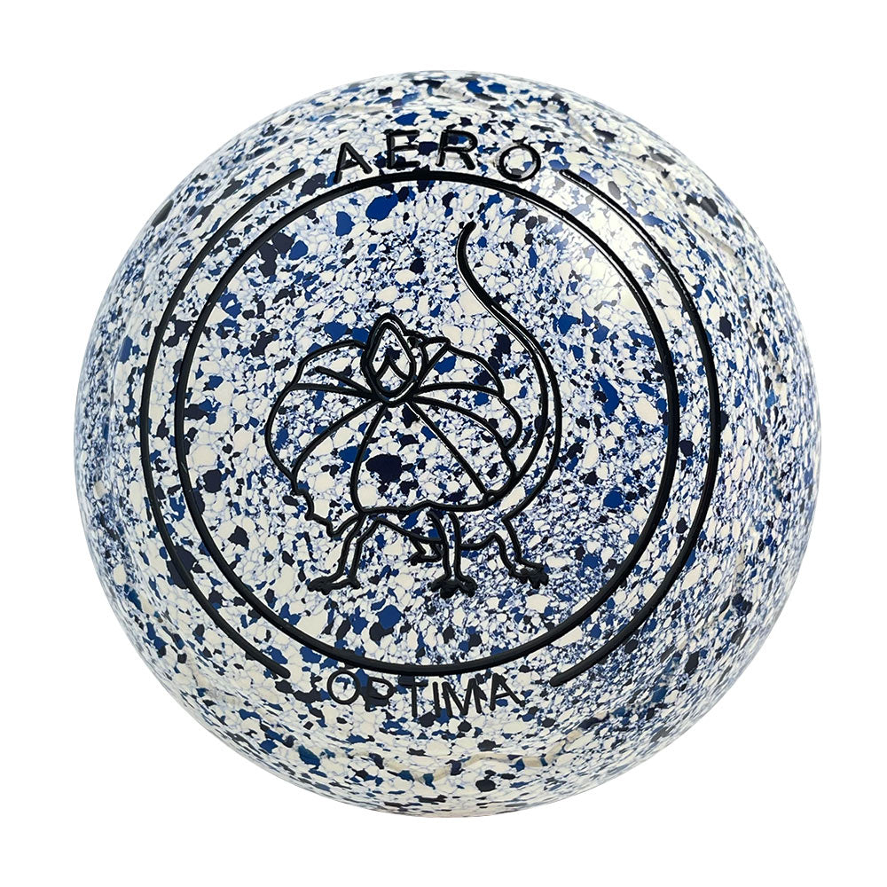 Aero Optima Lawn Bowls 4 Heavy Z-Scoop Glacier - 244345