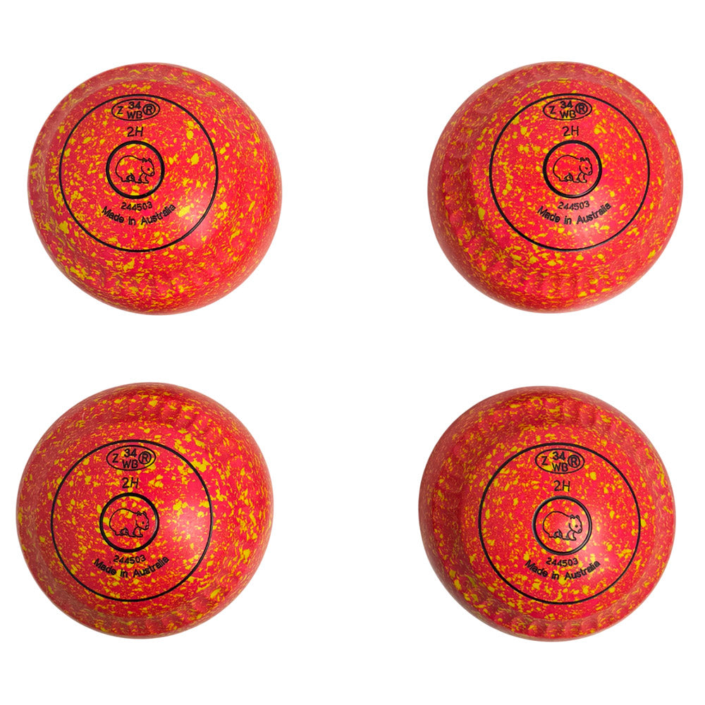 Aero (Pre-Owned) Optima Lawn Bowls 2 Heavy Enhance Grip Tequila Sunrise - 244503