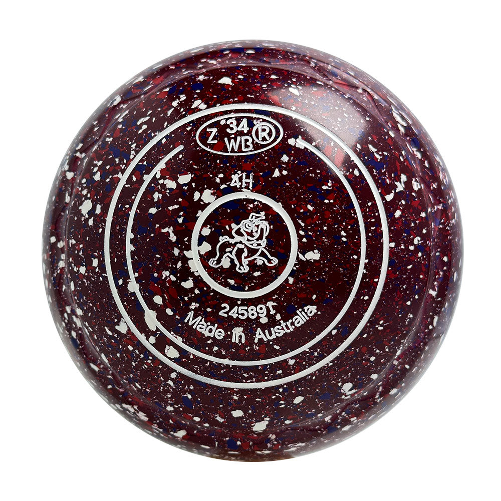 Aero Optima Lawn Bowls 4 Heavy Z-Scoop Lava - 245891