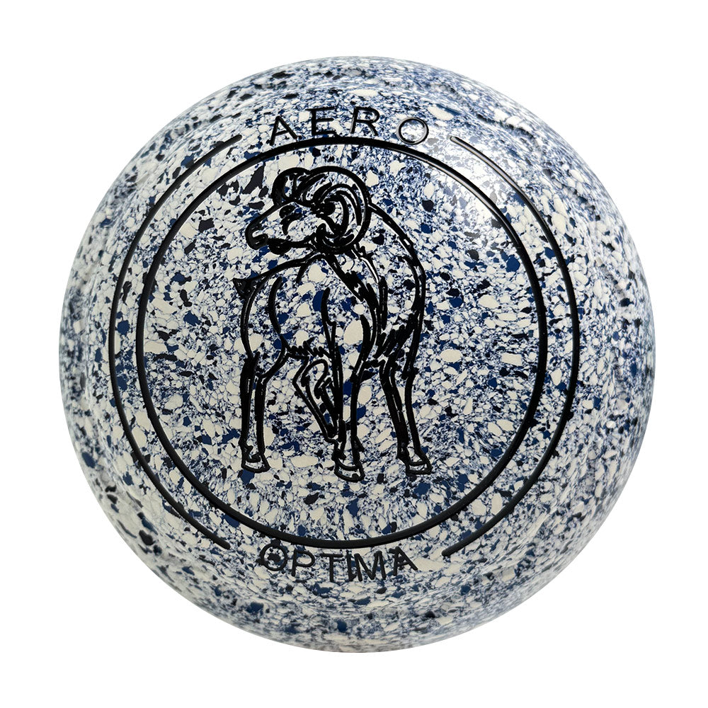 Aero Optima Lawn Bowls 3 Heavy Z-Scoop Glacier - 246389