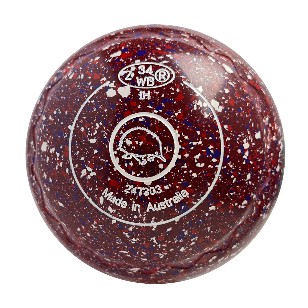 Aero Evolve Lawn Bowls 1 Heavy Z-Scoop Lava - 247303