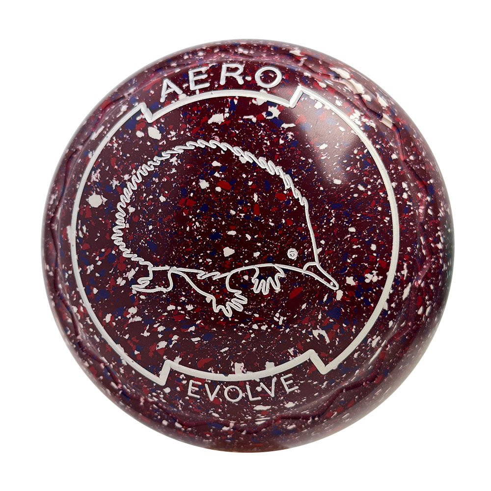 Aero Evolve Lawn Bowls 1 Heavy Z-Scoop Lava - 247303