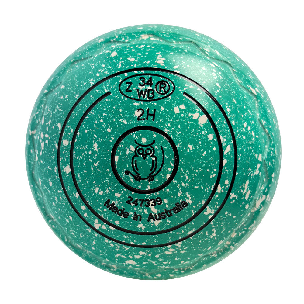 Aero Optima Lawn Bowls 2 Heavy Z-Scoop Tiffany -247339