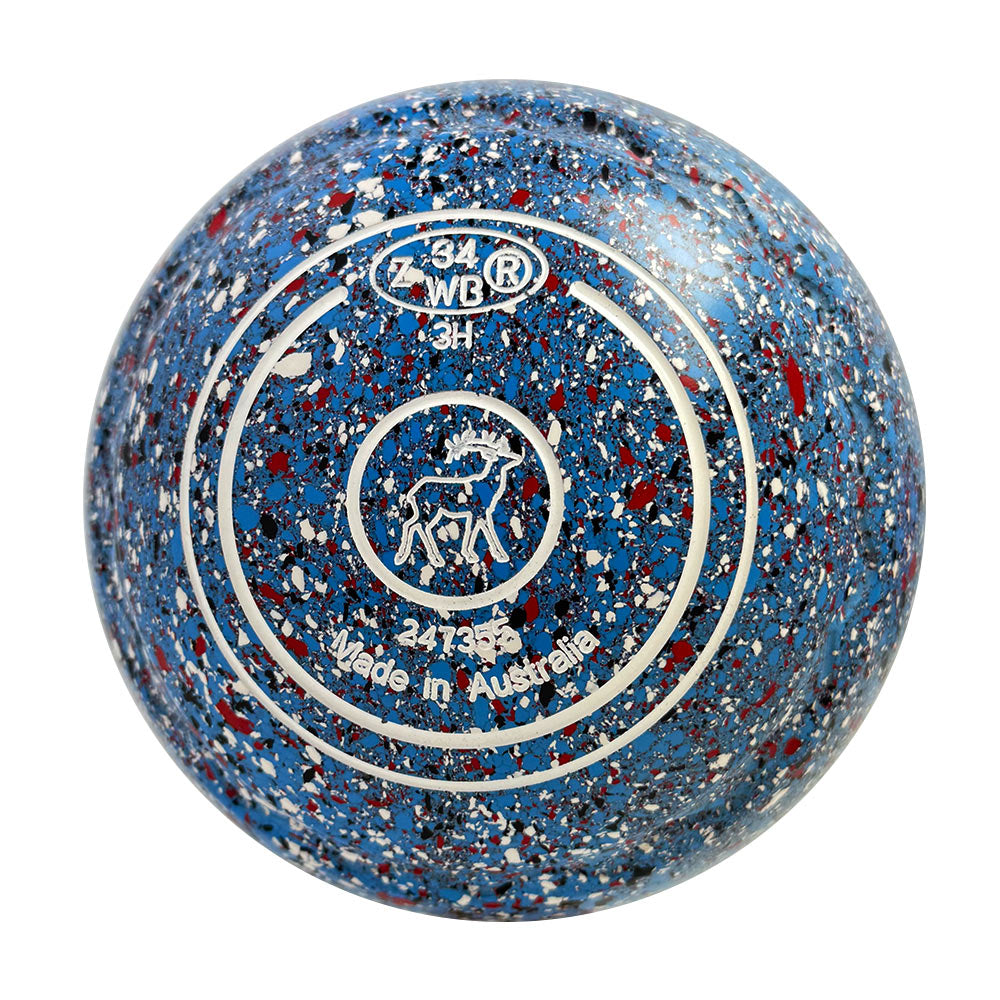 Aero Dynamic Lawn Bowls 3 Heavy Z-Scoop Cornflower - 247355