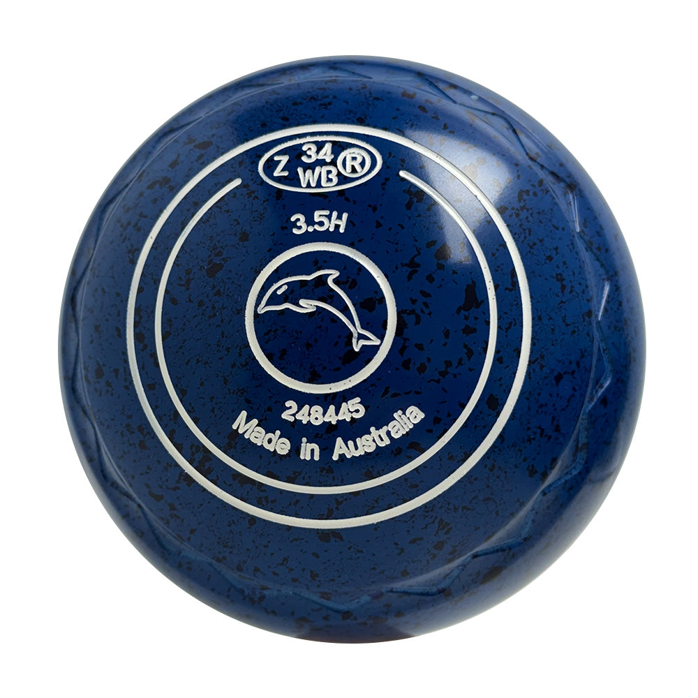 Aero Optima Lawn Bowls 3.5 Heavy Z-Scoop Ocean - 248445