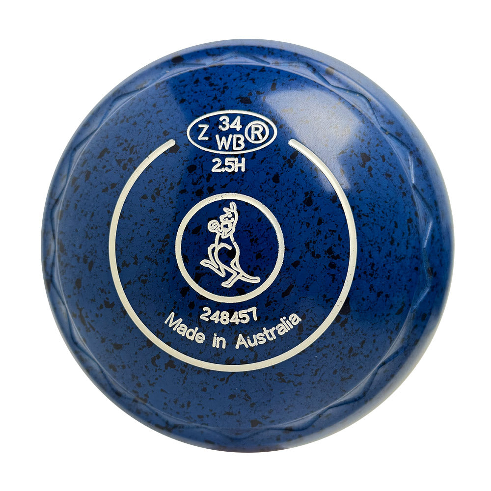 Aero Evolve Lawn Bowls 2.5 Heavy Z-Scoop Ocean - 248457