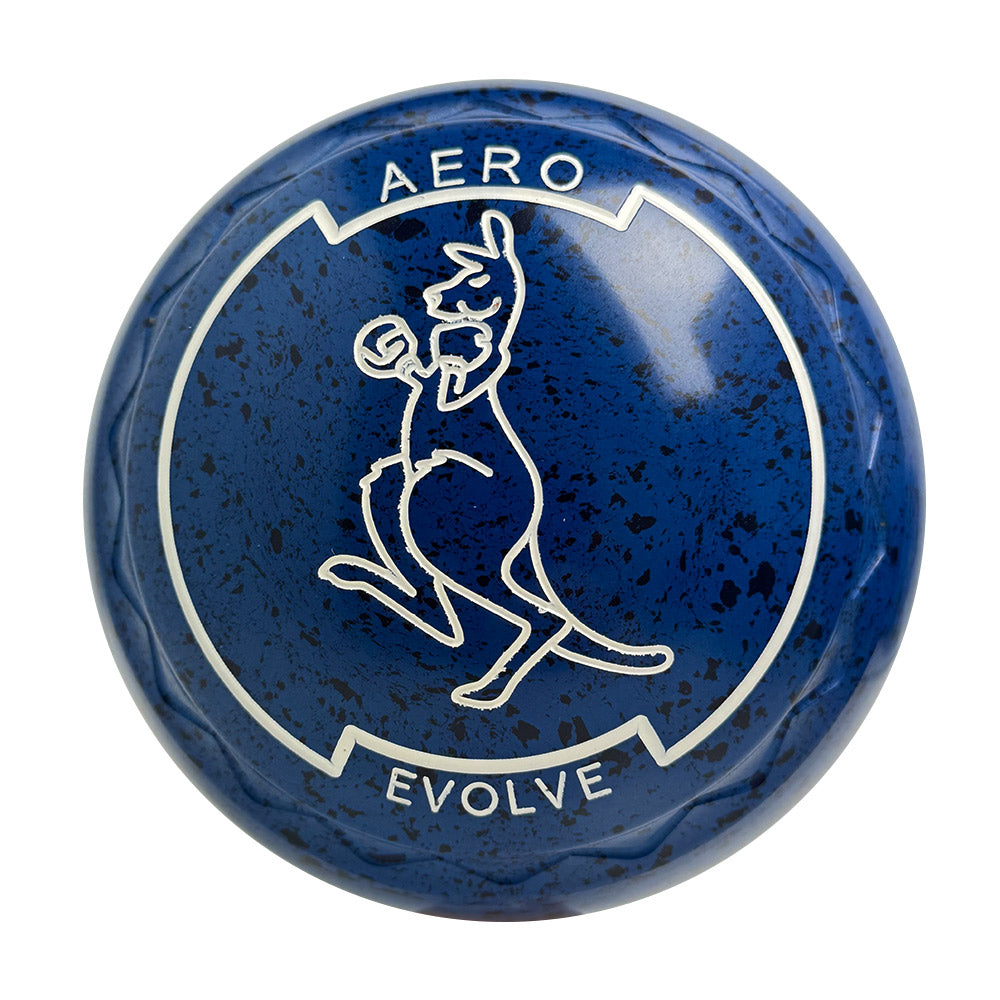 Aero Evolve Lawn Bowls 2.5 Heavy Z-Scoop Ocean - 248457
