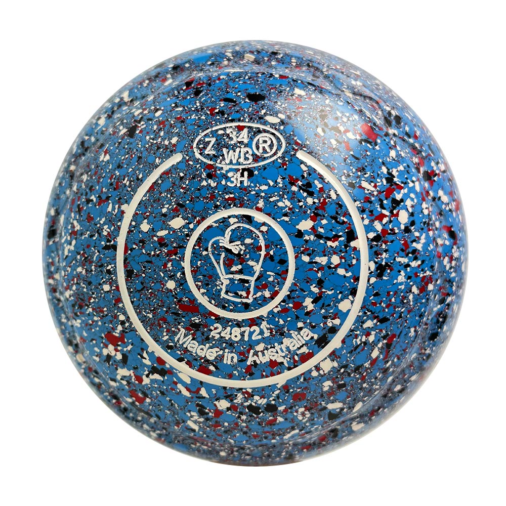 Aero Evolve Lawn Bowls 3 Heavy Z-Scoop Cornflower - 248721