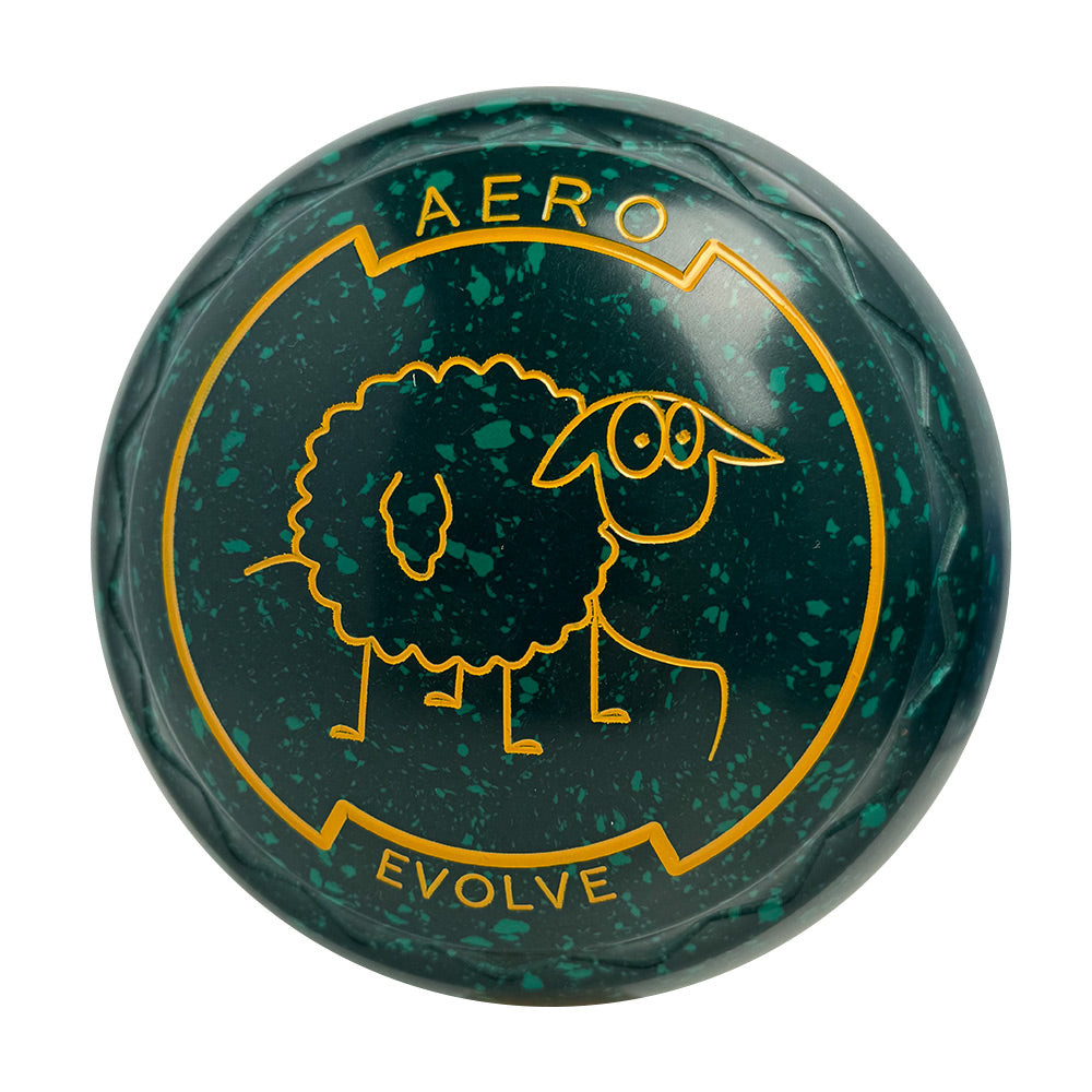 Aero Evolve Lawn Bowls 3 Heavy Z-Scoop Emerald - 248725