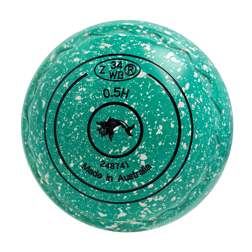 Aero Optima Lawn Bowls 0.5 Heavy Z-Scoop Tiffany - 248741